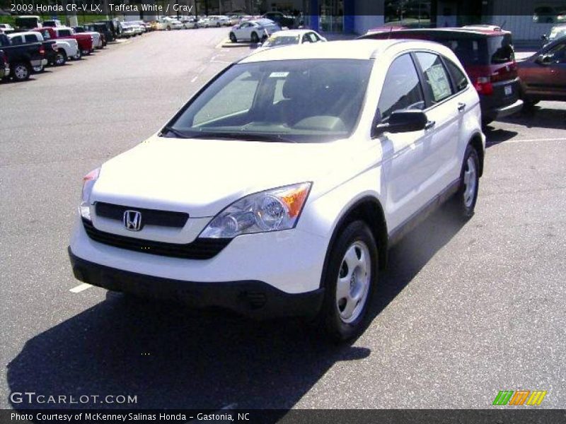 Taffeta White / Gray 2009 Honda CR-V LX