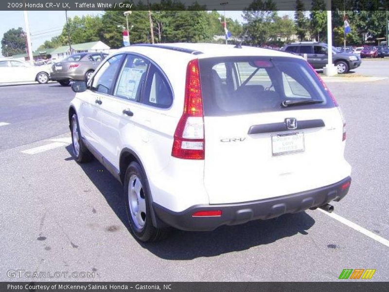 Taffeta White / Gray 2009 Honda CR-V LX