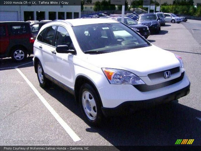 Taffeta White / Gray 2009 Honda CR-V LX