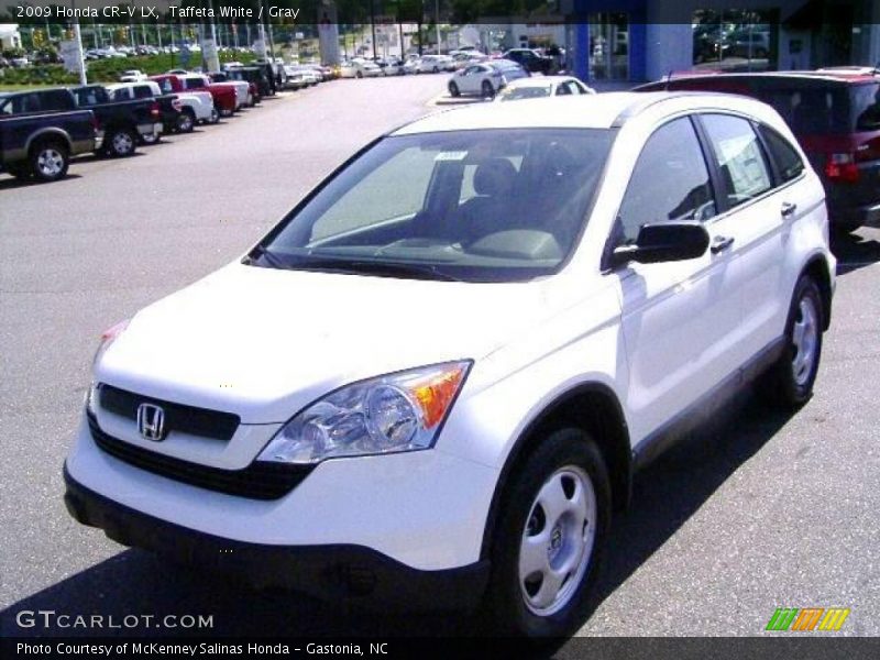 Taffeta White / Gray 2009 Honda CR-V LX