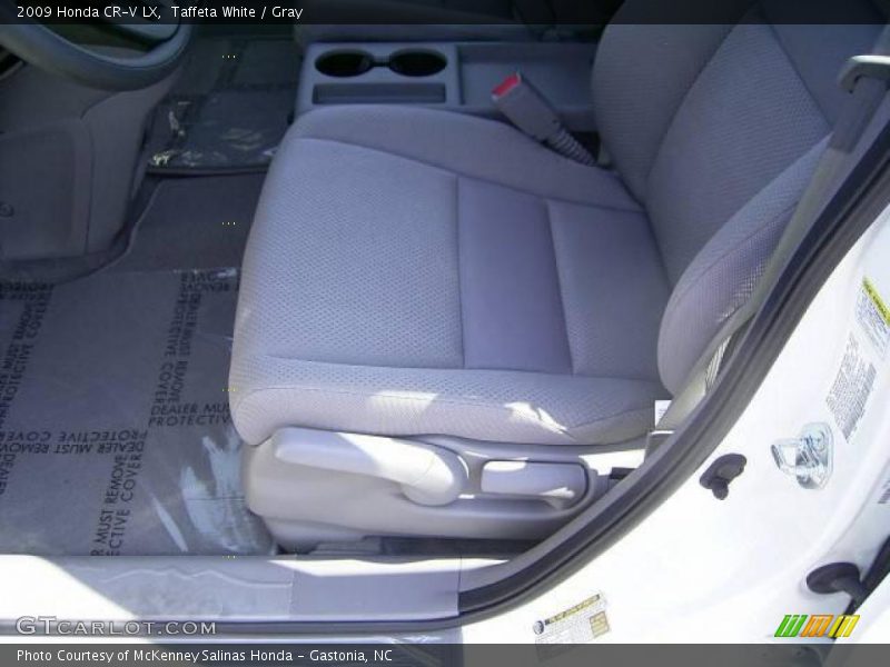Taffeta White / Gray 2009 Honda CR-V LX