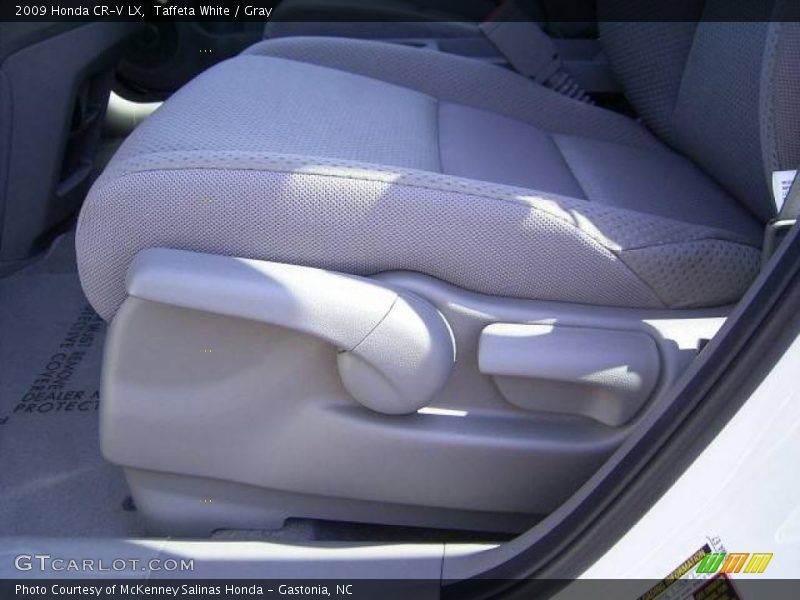 Taffeta White / Gray 2009 Honda CR-V LX