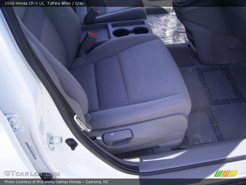 Taffeta White / Gray 2009 Honda CR-V LX