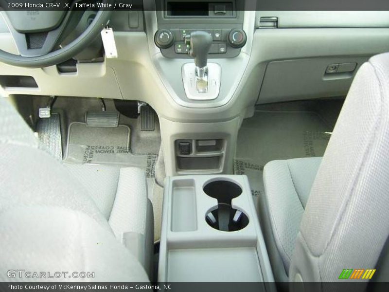 Taffeta White / Gray 2009 Honda CR-V LX