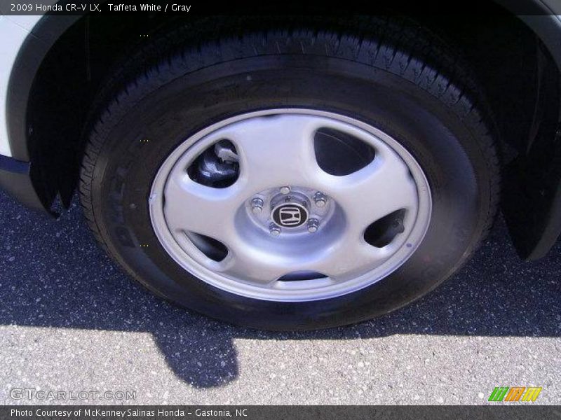 Taffeta White / Gray 2009 Honda CR-V LX