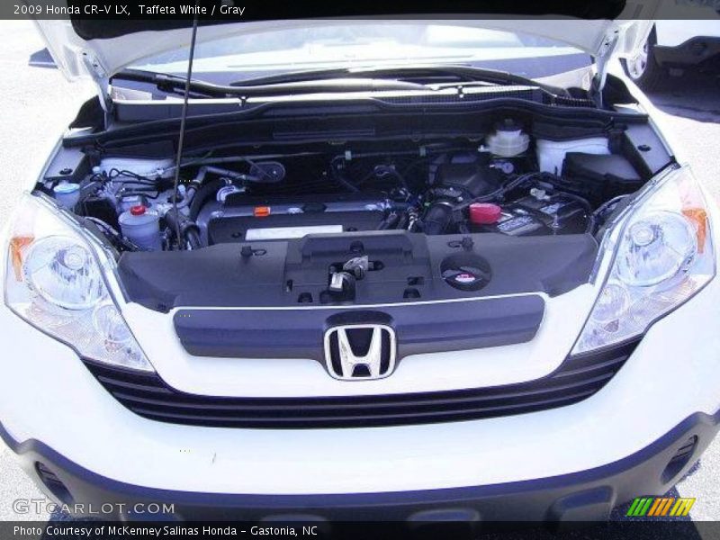 Taffeta White / Gray 2009 Honda CR-V LX