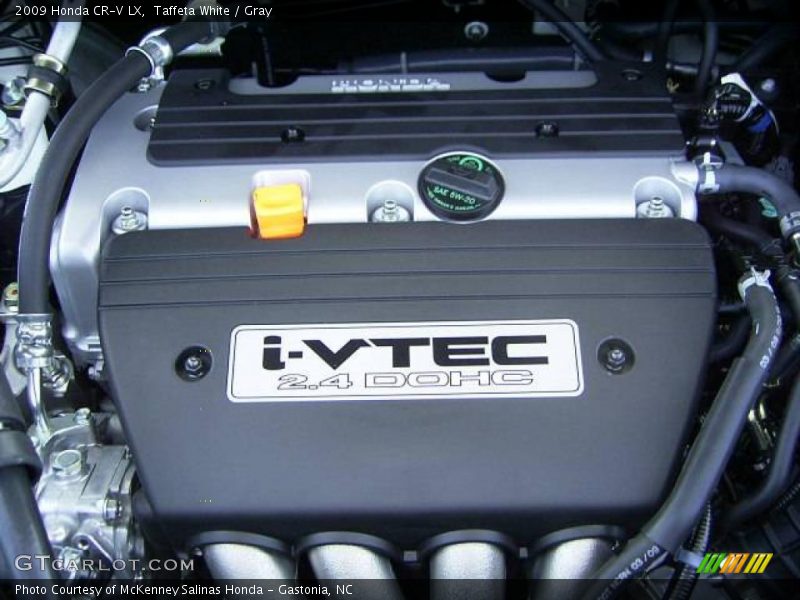 Taffeta White / Gray 2009 Honda CR-V LX