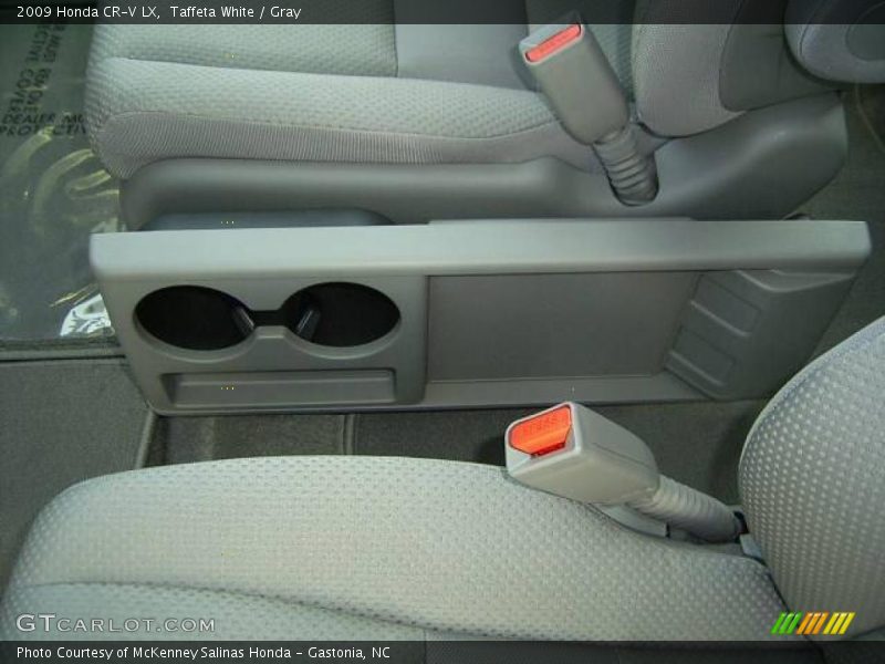 Taffeta White / Gray 2009 Honda CR-V LX