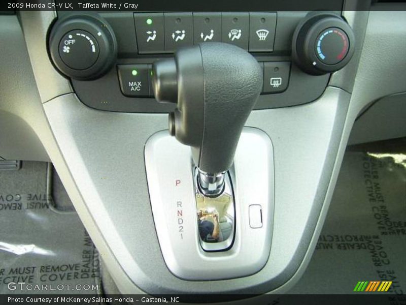 Taffeta White / Gray 2009 Honda CR-V LX
