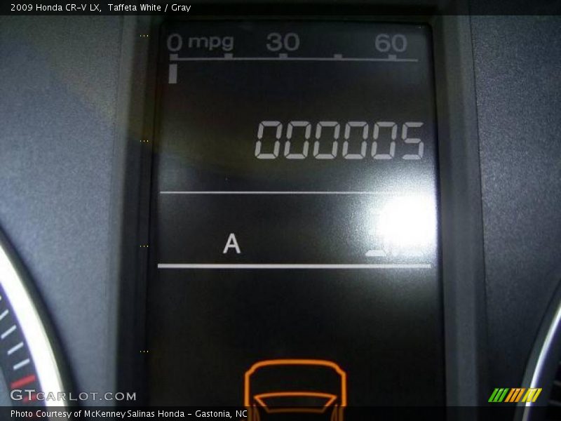 Taffeta White / Gray 2009 Honda CR-V LX