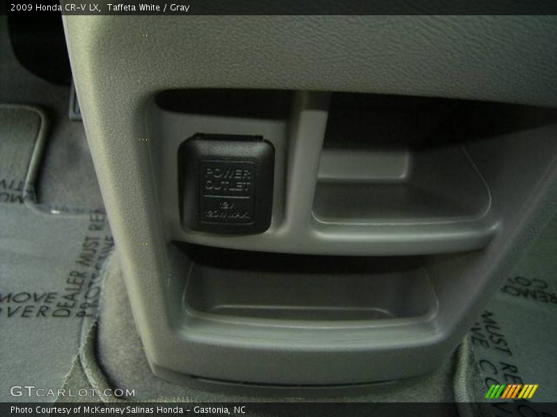 Taffeta White / Gray 2009 Honda CR-V LX