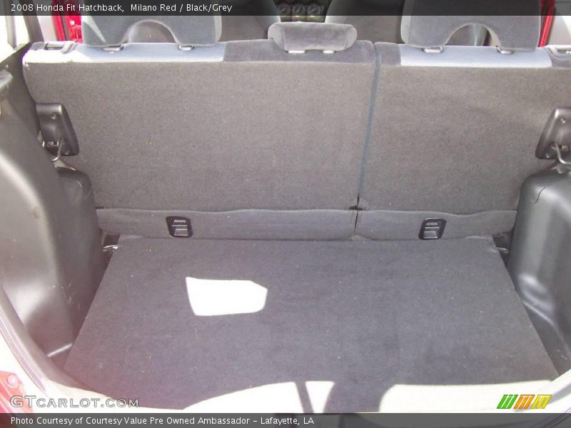 Milano Red / Black/Grey 2008 Honda Fit Hatchback