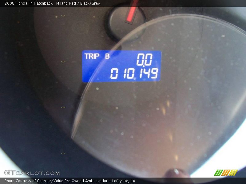 Milano Red / Black/Grey 2008 Honda Fit Hatchback
