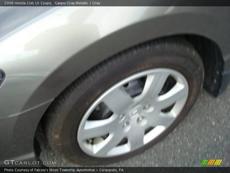Galaxy Gray Metallic / Gray 2008 Honda Civic LX Coupe