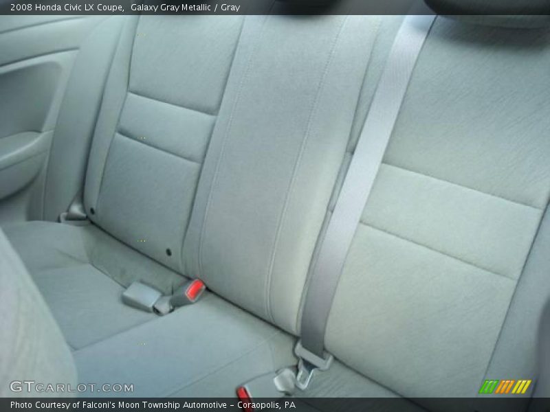 Galaxy Gray Metallic / Gray 2008 Honda Civic LX Coupe