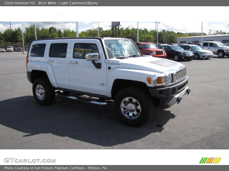 Birch White / Light Cashmere/Ebony 2009 Hummer H3