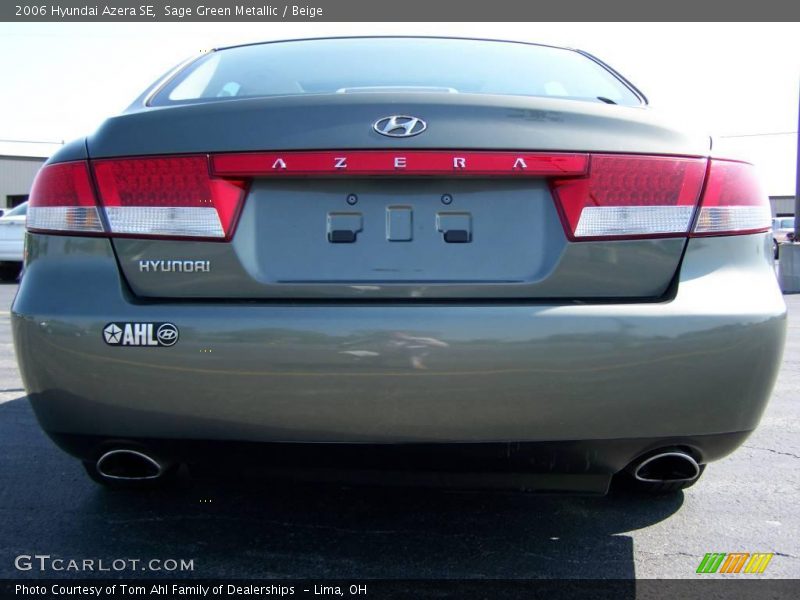 Sage Green Metallic / Beige 2006 Hyundai Azera SE