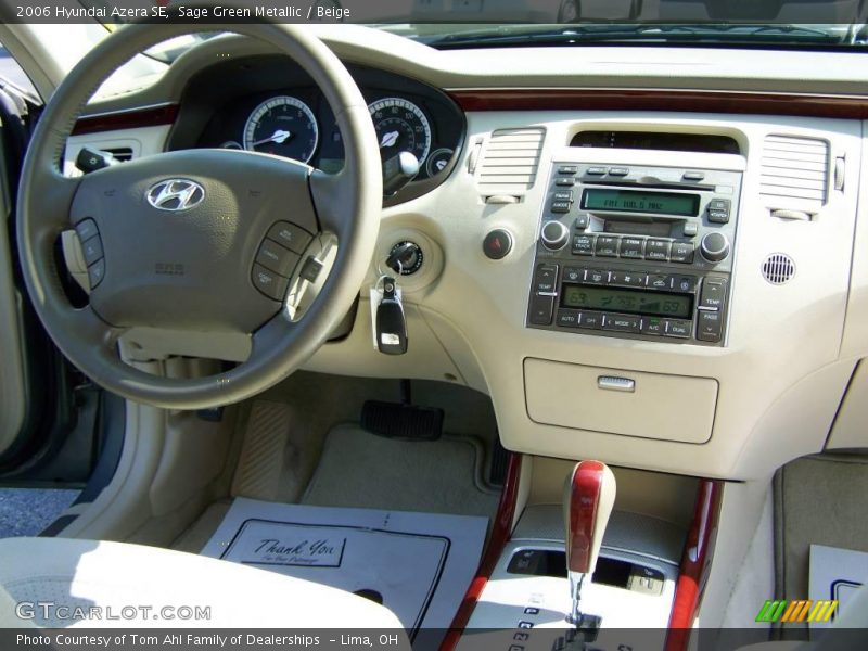 Sage Green Metallic / Beige 2006 Hyundai Azera SE