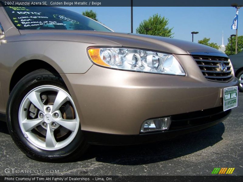 Golden Beige Metallic / Beige 2007 Hyundai Azera SE