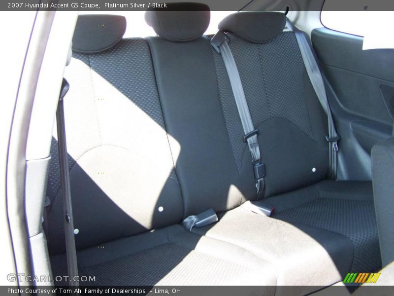 Platinum Silver / Black 2007 Hyundai Accent GS Coupe