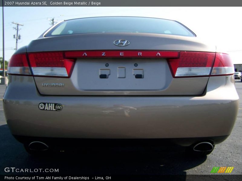 Golden Beige Metallic / Beige 2007 Hyundai Azera SE