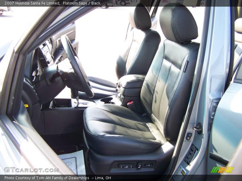 Platinum Sage / Black 2007 Hyundai Santa Fe Limited