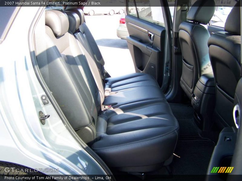 Platinum Sage / Black 2007 Hyundai Santa Fe Limited