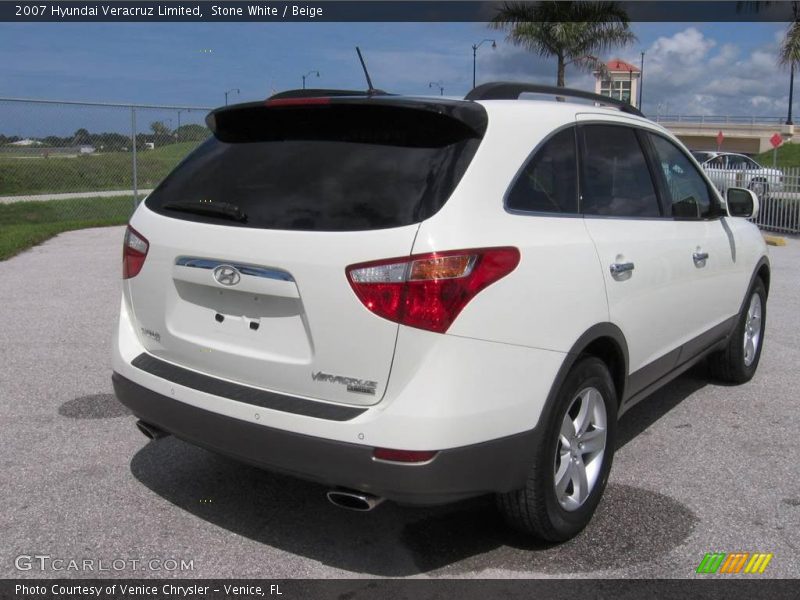 Stone White / Beige 2007 Hyundai Veracruz Limited