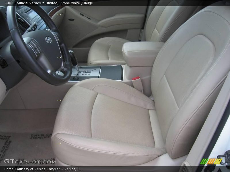 Stone White / Beige 2007 Hyundai Veracruz Limited