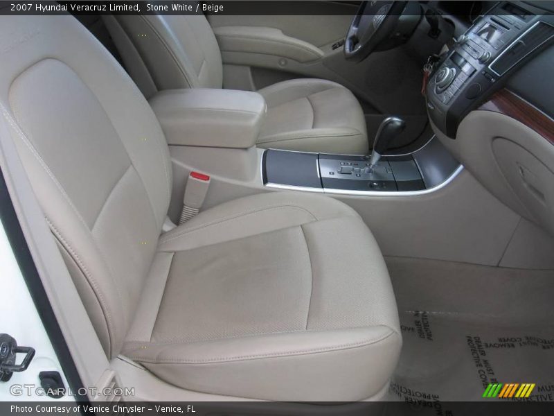 Stone White / Beige 2007 Hyundai Veracruz Limited