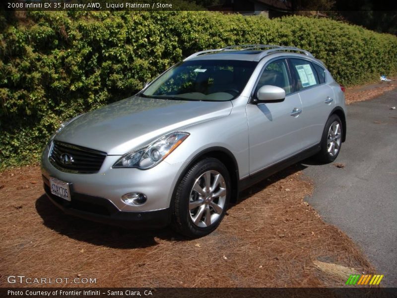 Liquid Platinum / Stone 2008 Infiniti EX 35 Journey AWD