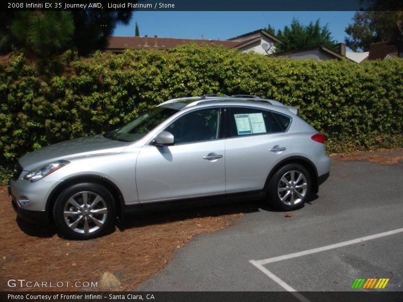 Liquid Platinum / Stone 2008 Infiniti EX 35 Journey AWD