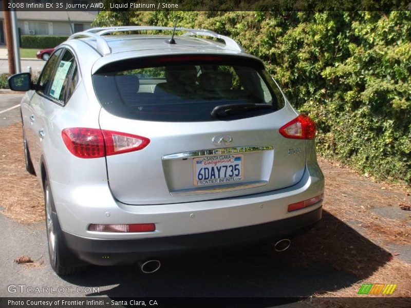 Liquid Platinum / Stone 2008 Infiniti EX 35 Journey AWD