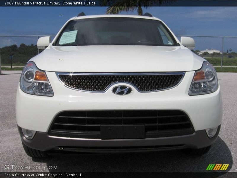 Stone White / Beige 2007 Hyundai Veracruz Limited