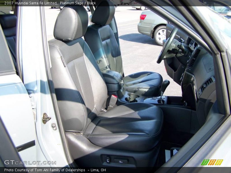 Platinum Sage / Black 2007 Hyundai Santa Fe Limited