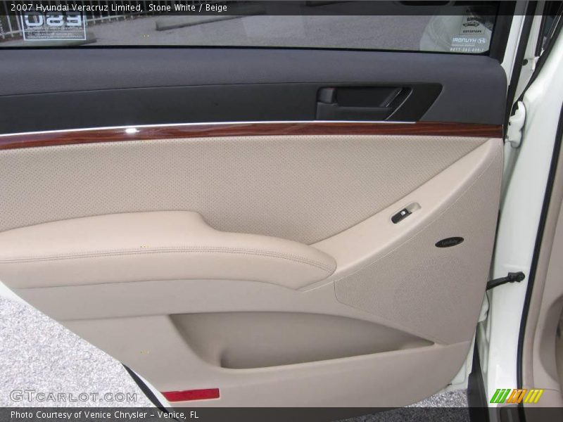 Stone White / Beige 2007 Hyundai Veracruz Limited