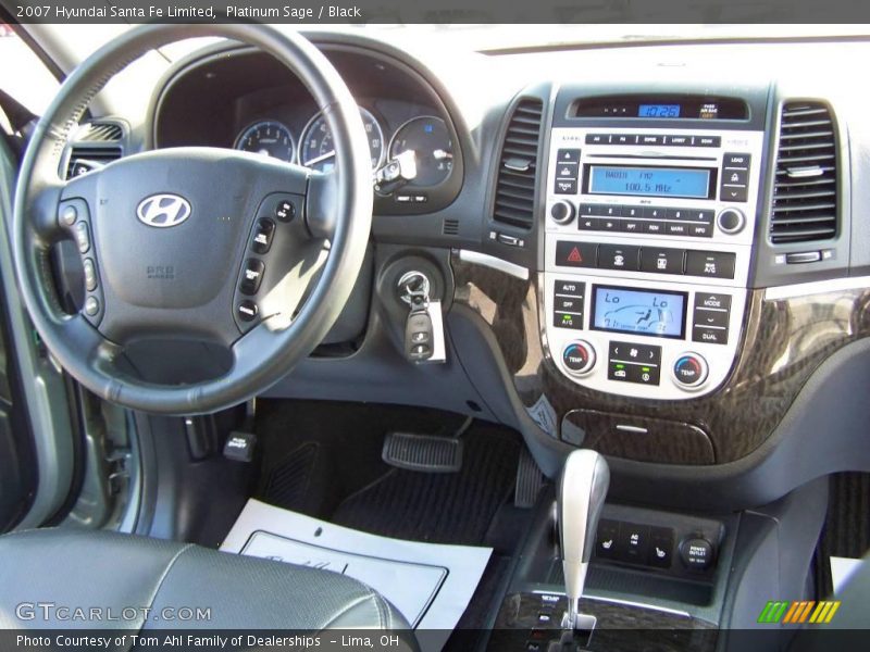 Platinum Sage / Black 2007 Hyundai Santa Fe Limited