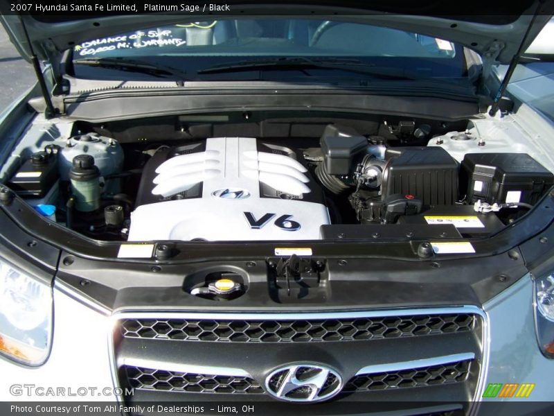 Platinum Sage / Black 2007 Hyundai Santa Fe Limited