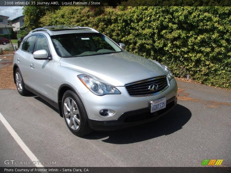 Liquid Platinum / Stone 2008 Infiniti EX 35 Journey AWD
