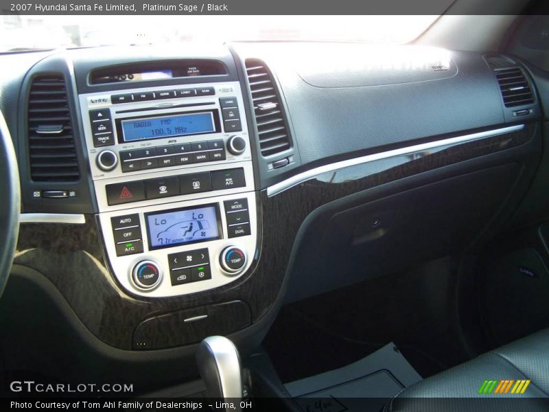 Platinum Sage / Black 2007 Hyundai Santa Fe Limited