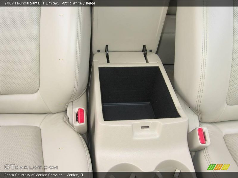 Arctic White / Beige 2007 Hyundai Santa Fe Limited