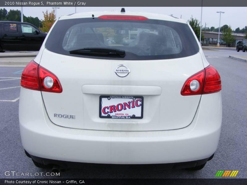 Phantom White / Gray 2010 Nissan Rogue S