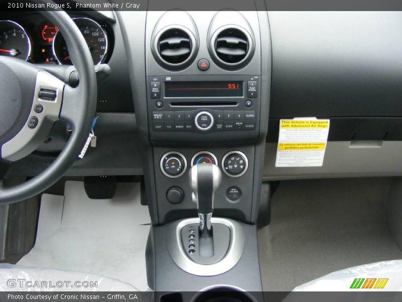 Phantom White / Gray 2010 Nissan Rogue S
