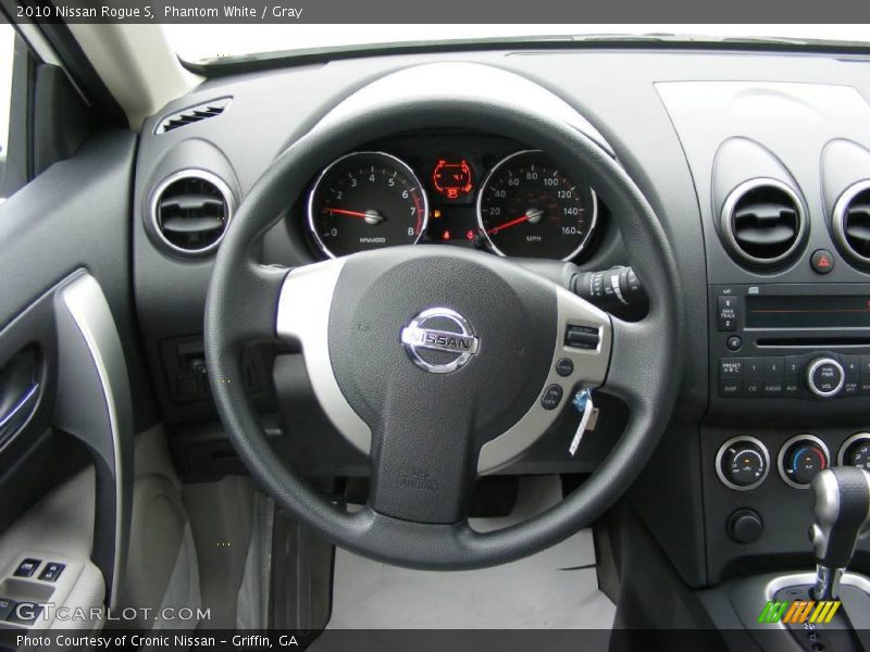 Phantom White / Gray 2010 Nissan Rogue S