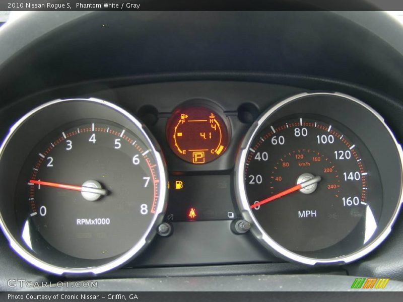Phantom White / Gray 2010 Nissan Rogue S