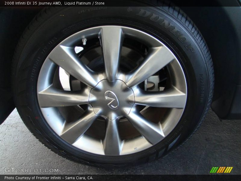 Liquid Platinum / Stone 2008 Infiniti EX 35 Journey AWD