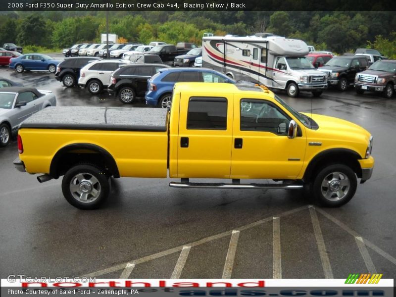 Blazing Yellow / Black 2006 Ford F350 Super Duty Amarillo Edition Crew Cab 4x4