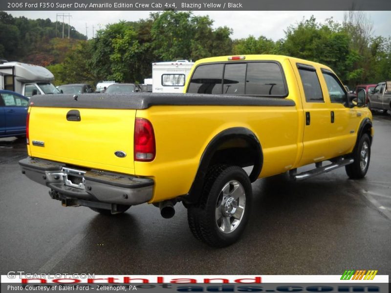 Blazing Yellow / Black 2006 Ford F350 Super Duty Amarillo Edition Crew Cab 4x4