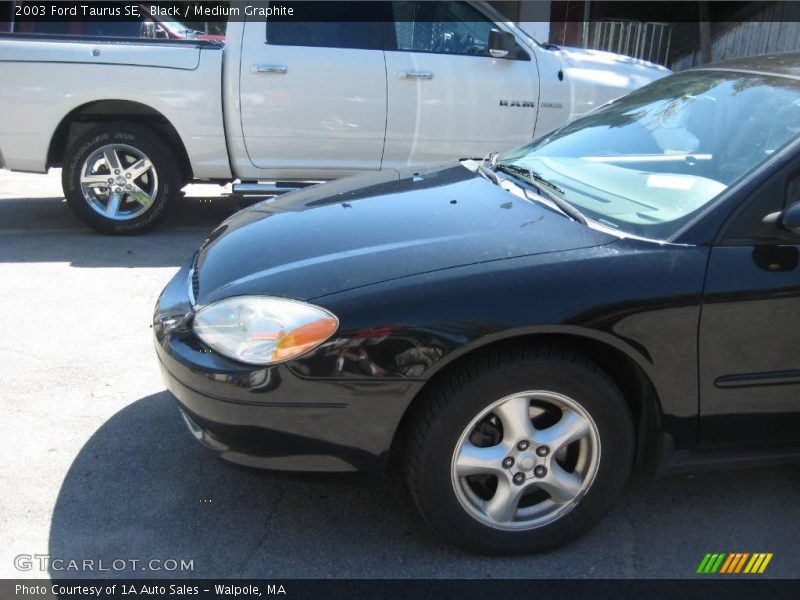 Black / Medium Graphite 2003 Ford Taurus SE