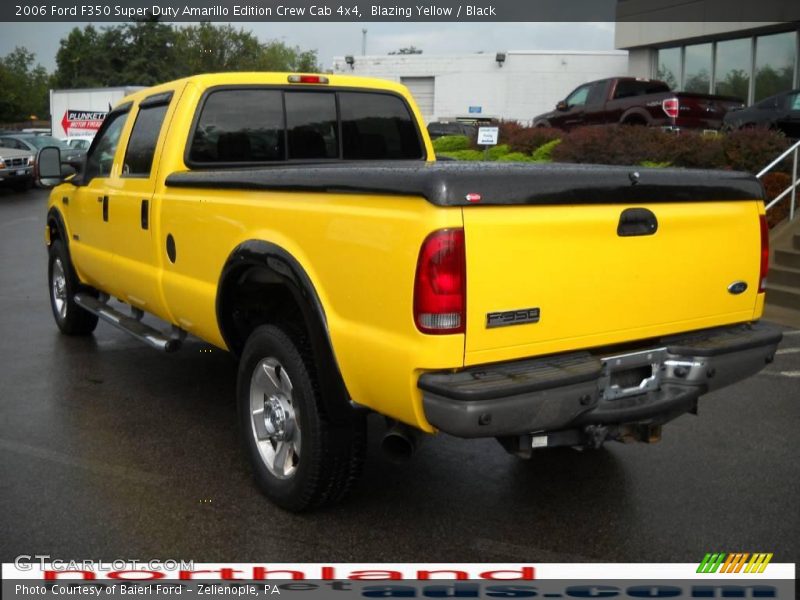 Blazing Yellow / Black 2006 Ford F350 Super Duty Amarillo Edition Crew Cab 4x4